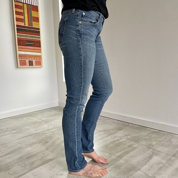 Ag Adriano Goldschmied Denim - Adriano Goldschmied AG Stevie Slim Straight Jeans 27